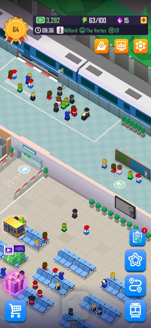 Idle Railway Tycoon (Android Game)